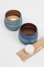 Load image into Gallery viewer, Phoenician Glass Candleholder