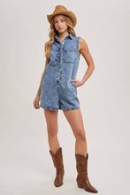 Load image into Gallery viewer, Country Nights Button Down Romper