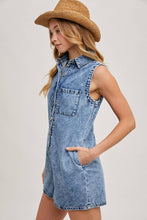 Load image into Gallery viewer, Country Nights Button Down Romper
