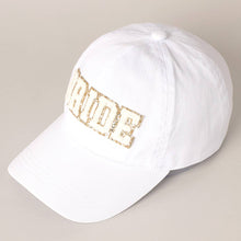 Load image into Gallery viewer, Bride Chenille Letter Patch Cotton Baseball Cap