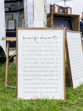 Load image into Gallery viewer, Buy Dirt: 17x25" / Black