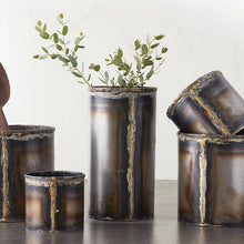 Load image into Gallery viewer, Ombre Recycled Iron Vase - Large