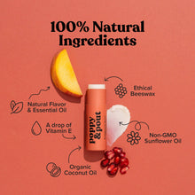 Load image into Gallery viewer, Lip Balm, Pomegranate Peach