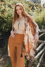 Load image into Gallery viewer, vibrant kimono, sheer kimono