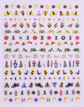 Load image into Gallery viewer, Nail Art Stickers - Wildflower