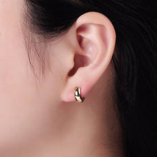 Load image into Gallery viewer, 14K Gold Filled 10mm Chubby Minimalist Cartilage Huggie Earrings | P489: Gold
