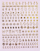 Load image into Gallery viewer, Nail Art Stickers - Golden Hour
