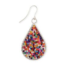 Load image into Gallery viewer, Multi Bead Teardrop Earring

