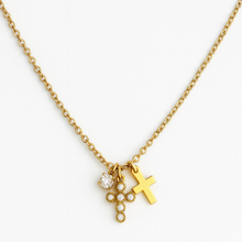Load image into Gallery viewer, Forever Duo Cross Necklace
