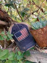 Load image into Gallery viewer, American Flag USA Distressed Trucker Hat Baseball Cap
