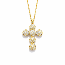 Load image into Gallery viewer, Dainty Sparkle Cross Necklace
