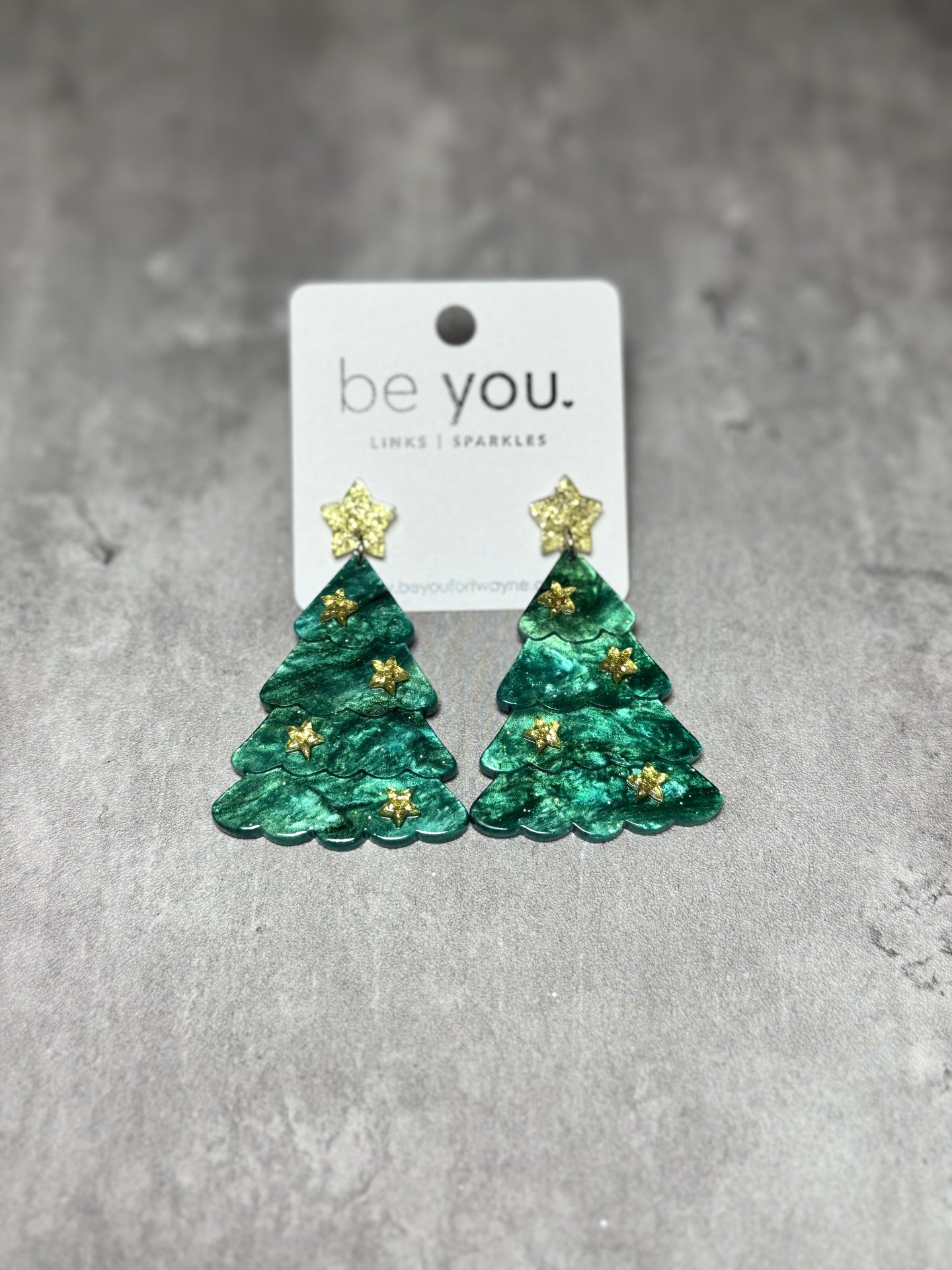 Oh, Christmas Tree Earrings