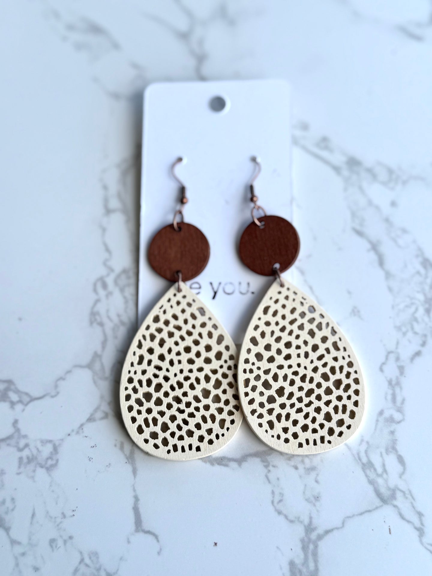 Neutral Drop Earrings