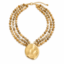 Load image into Gallery viewer, I am. Statement Beaded Necklace

