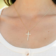Load image into Gallery viewer, Gilded Cross Pendant Necklace: Gold
