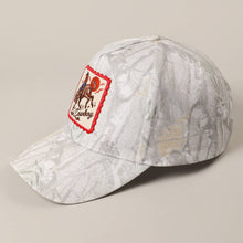 Load image into Gallery viewer, Cowgirl Life Embroidery Patch Trucker Hat: BEIGE CAMO
