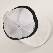 Load image into Gallery viewer, Jesus Embroidered White Camo Trucker Hat: Sand Beige
