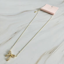 Load image into Gallery viewer, Be You. Bow Necklace
