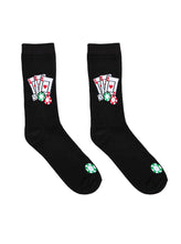 Load image into Gallery viewer, Poker 3D Socks: Crew
