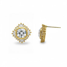 Load image into Gallery viewer, Radiant Crown Stud Earrings
