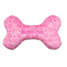 Load image into Gallery viewer, Pink Checker Chewy Vuiton Bone Large
