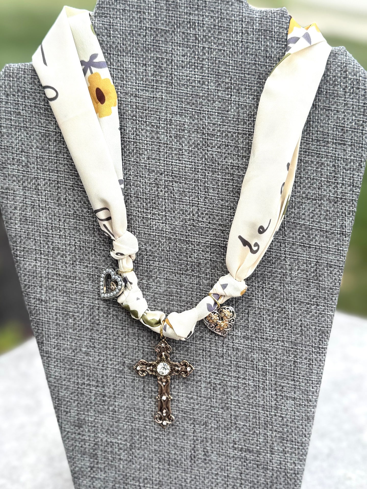 Cross Love Charm Necklace