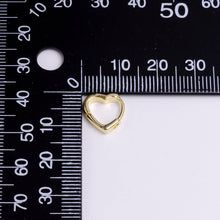 Load image into Gallery viewer, 14K Gold Filled 10mm Heart Huggie Cartilage Earrings | AD-464
