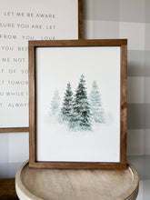 Load image into Gallery viewer, Winter Tree Watercolor | Winter Decor: 8x12"
