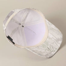 Load image into Gallery viewer, Cowgirl Life Embroidery Patch Trucker Hat: BEIGE CAMO
