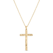 Load image into Gallery viewer, Gilded Cross Pendant Necklace: Gold
