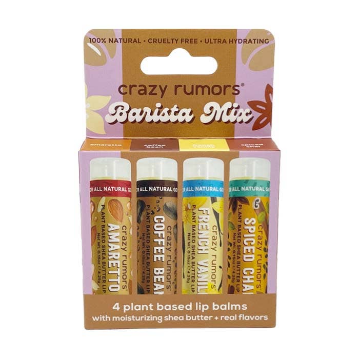 Barista Mix  -  4 Pack Lip Balm Gift Box