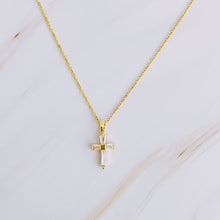 Load image into Gallery viewer, My Dear Crystal Cross Necklace
