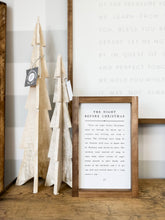Load image into Gallery viewer, The Night Before Christmas | Christmas Decor: 17x13" / Black

