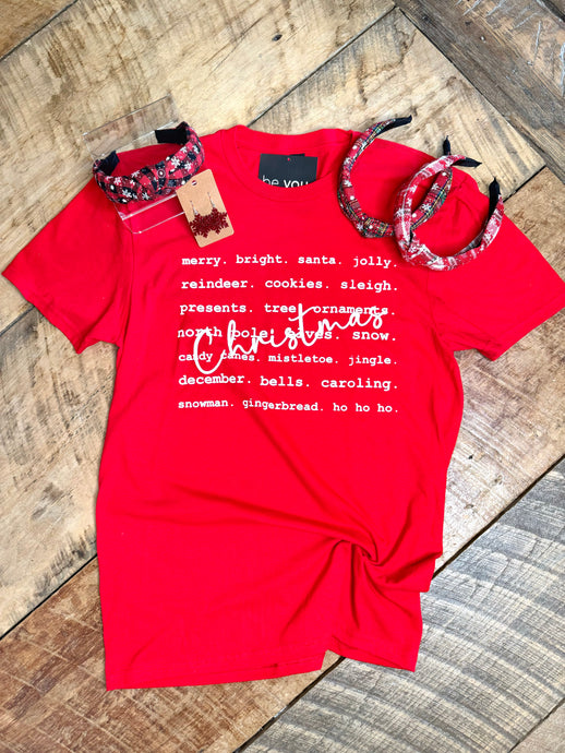 Christmas, festive, wording