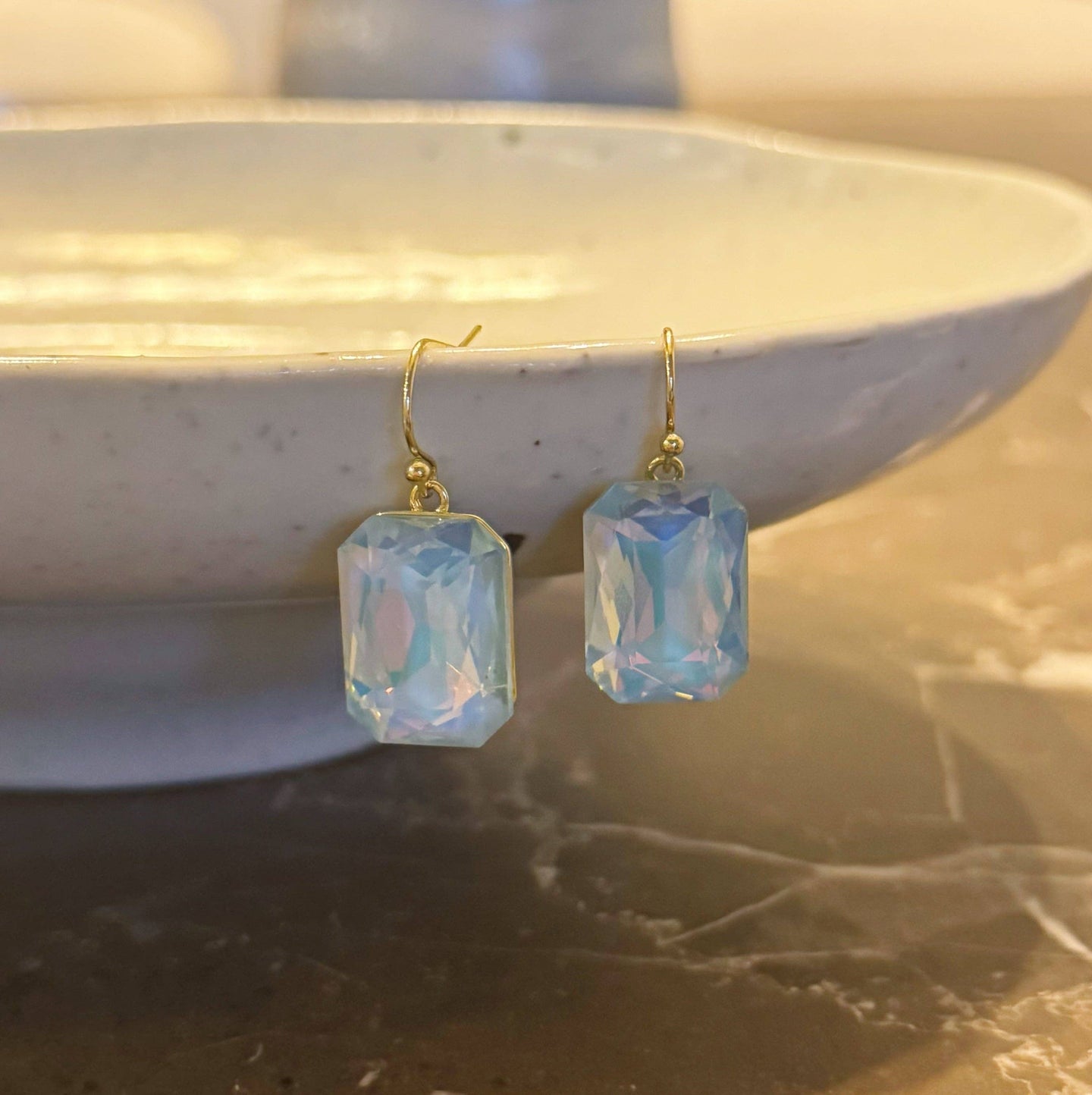 Jewel Earrings: Lovely Blue