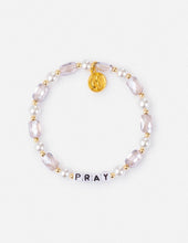 Load image into Gallery viewer, Pray Pearl Letter Bracelet: Medium
