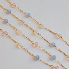 Load image into Gallery viewer, Pastel Water Drop Chain Necklace
