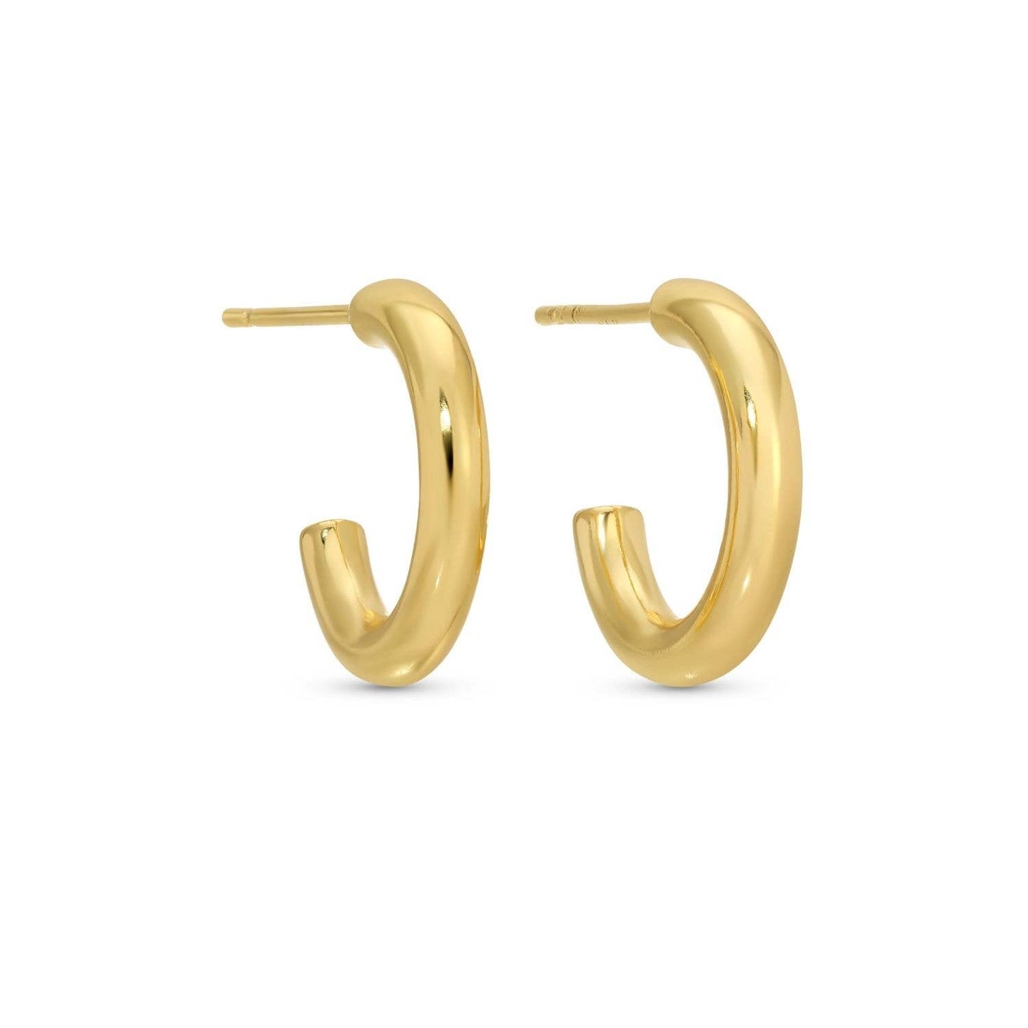 Small Hoops: Gold