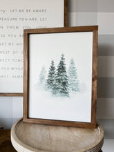Load image into Gallery viewer, Winter Tree Watercolor | Winter Decor: 8x12"
