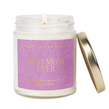 Load image into Gallery viewer, Best Mom Ever 9 oz Soy Candle (Gold Foil)
