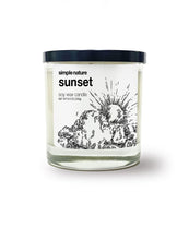 Load image into Gallery viewer, Sunset Simple Nature Candle

