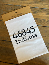 Load image into Gallery viewer, Zip Code Tea Towel
