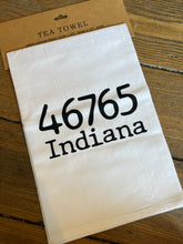 Load image into Gallery viewer, Zip Code Tea Towel
