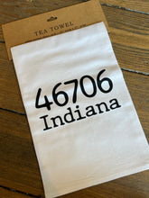 Load image into Gallery viewer, Zip Code Tea Towel
