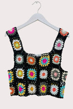 Load image into Gallery viewer, Patchwork Party Crochet Tank
