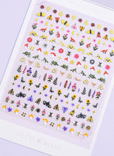 Load image into Gallery viewer, Nail Art Stickers - Wildflower
