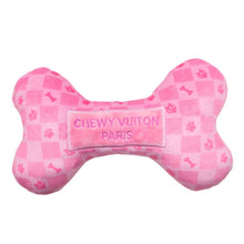 Load image into Gallery viewer, Pink Checker Chewy Vuiton Bone Large
