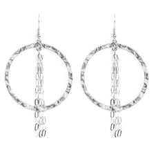 Load image into Gallery viewer, Gilded Earring with faceted Stones
