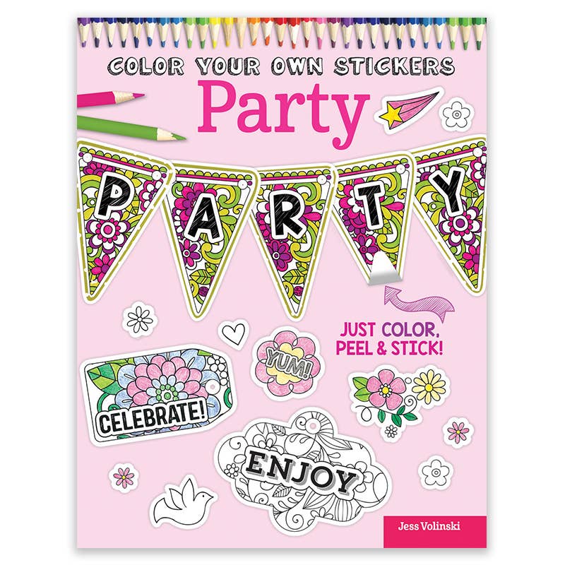 Coloring Stickers - Party