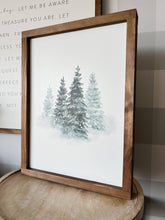 Load image into Gallery viewer, Winter Tree Watercolor | Winter Decor: 8x12"
